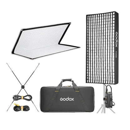 Godox KNOWLED F600Bi 48 x 48" 600W / F400Bi 25 x 48" 400W / F200Bi 25 x 25" 200W Bi-Color Foldable LED Light Mat Panel, 2.4Ghz Wireless & Bluetooth, 2700K  -  8500K CCT, IP65 Dust & Water Resistant, 11 Light Effect Presets for Photo Video