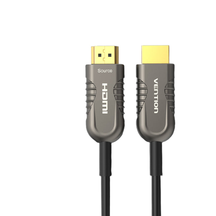 [CLEARANCE] Vention 8K FUHD 60Hz HDMI 2.1 Male to Male Gold-Plated Active Fiber Optic Video/Audio Sync Cable with 48Gbps Bandwidth, Dolby Surround Capability and 3D Visual Support | AAZB