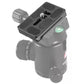 Benro PU-60 Extra Slide-In Quick-Release Plate with 1/4-20 Thread for Model B-2 and B-3 BallHeads