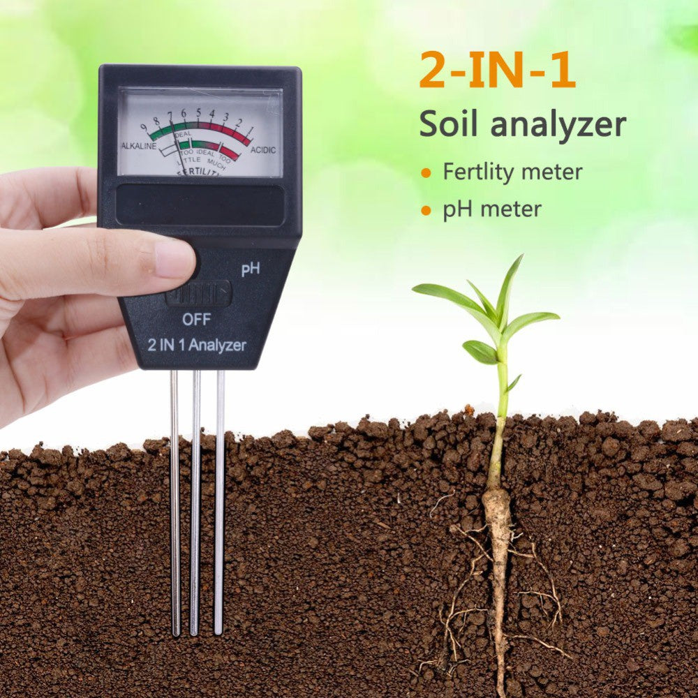 [CLEARANCE] Eagletech 2 in 1 Soil Fertility Sensor Meter Plant Fertile pH Tester