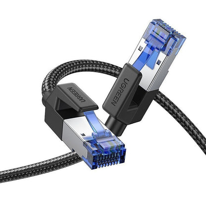 UGREEN 1.5 Meters CAT8 Nylon Braided RJ45 LAN Ethernet Network Cable with 40Gbps Data Speed 2000Mhz Bandwidth for Computers, Laptops, Modems, Routers, Game Consoles | 80430