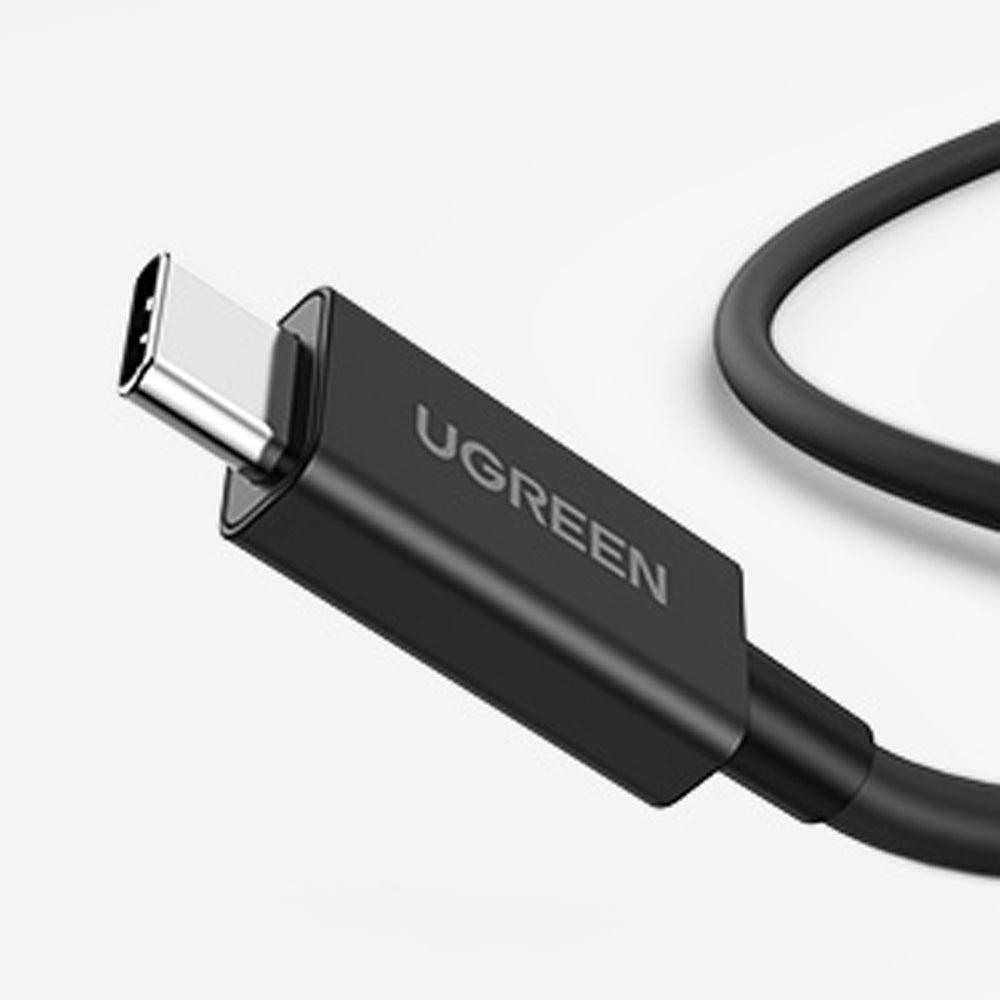 UGREEN Thunderbolt 4 100W Male to Male USB C Fast Charging & Data Sync Cable (0.8 Meter) with Up to 40Gbps Transfer Rate, 8K 60Hz Video Output for MacBook, iPad Pro, Laptop, Android Phone, Tablet, Smartphone, etc - 30389