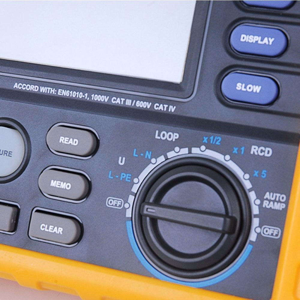 [CLEARANCE] PeakMeter MS5910 Digital resistance meter RCD loop resistance tester MultimeterTrip-out Current/Time Test RL Meter with USB Interface