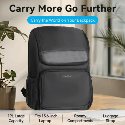 [CLEARANCE] Vention Water-Repellent Laptop Backpack with 15.6" Laptop Compartment, Interior Zipper Pocket. Interior Mesh Pocket, Right Side Pocket, Right Front Pocket, Back Anti-Theft Zipper Pocket, Two Side Pocket | KROB0