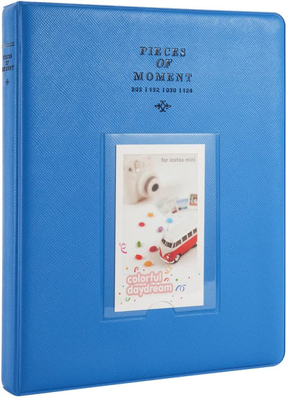 [CLEARANCE] Pikxi AM128 128-Sheet Photo Album for Fujifilm Instax Mini Instant Camera Leather