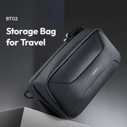 Ulanzi BT02 Multi Compartment Organizer Waterproof Storage Bag with Magnetic Sp Interior Dividers and Glow in the Dark Zipper Pulls for Camera Accessories and Other Gadgets