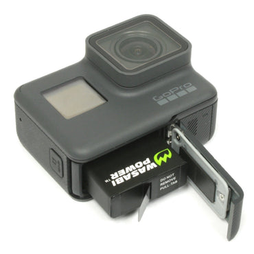 Wasabi Rechargeable Power Battery (2-Pack) and Triple Charger for GoPro HERO5, HERO6, HERO7, HERO (Black)