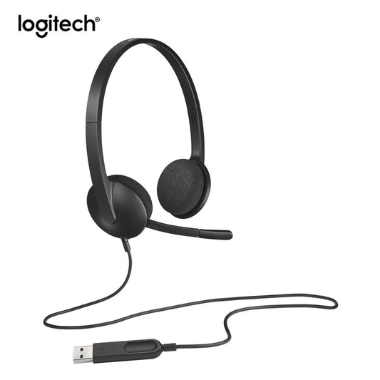 [CLEARANCE] Logitech H340 USB Headset Stereo USB Headset for PC Windows and Mac