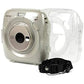 [CLEARANCE] Pikxi CSQ20 Fujifilm Instax Square SQ20 Instant Camera Clear Transparent Case White