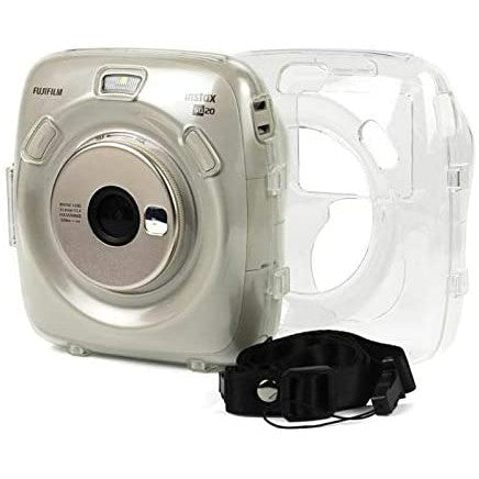[CLEARANCE] Pikxi CSQ20 Fujifilm Instax Square SQ20 Instant Camera Clear Transparent Case White