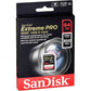 SanDisk Extreme Pro 64GB UHS II SDXC V90 U3 SD Memory Card with 300MB/s Read and 260MB/s Write Speed, Uninterrupted Cinema-Quality 8K, 4K and Full HD Video Support | SDSDXDK-064G-GN4IN