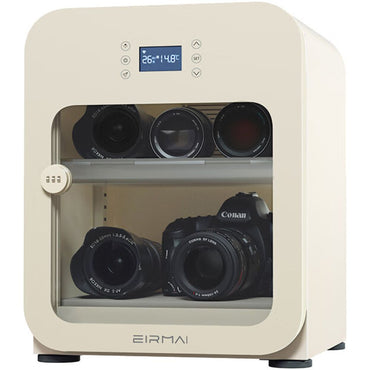 EIRMAI Electric Automatic Digital Control Dry Cabinet with Touch Panel & Combition Lock for Photography Gears & Cameras