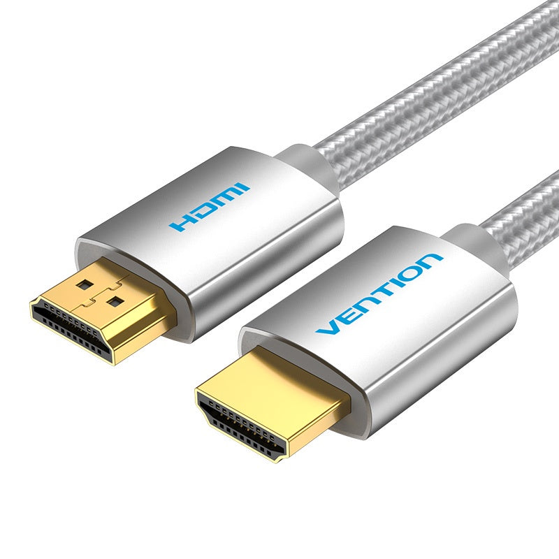 [CLEARANCE] Vention HDMI 2.0 Cable Cotton Braided Round (Male to Male) 4KHD 60Hz Video Cable with Tangle-free Cord (1.5-Meters) (AAB)