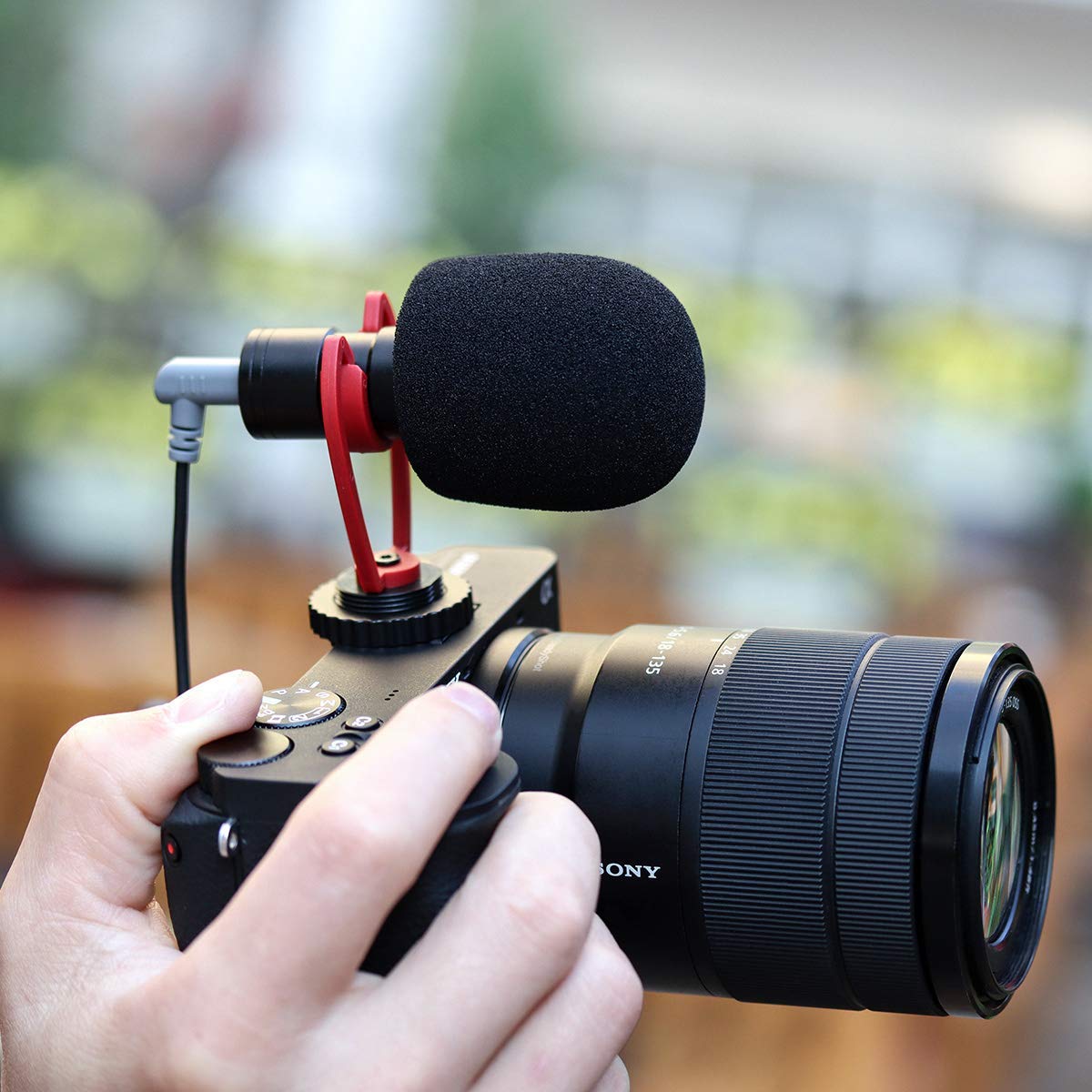 [CLEARANCE] Sairen by Ulanzi VM-Q1 Shotgun Video Microphone, Compact On-Camera Recording Mic, with Shock Mount DeadCat Windscreen, Universal for Smartphone and Camera