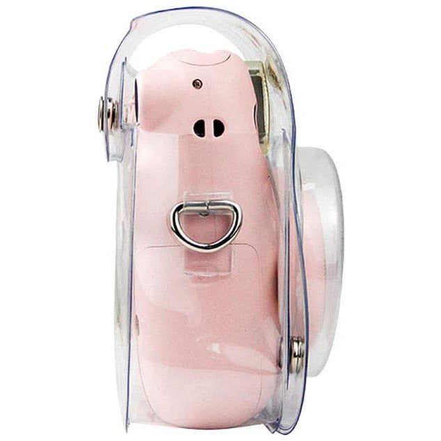[CLEARANCE] Pikxi BMP11 Fujifilm Instax Mini 11 PU Leather Camera Case Bag with Shoulder Strap Protective Case (Clear Designs)