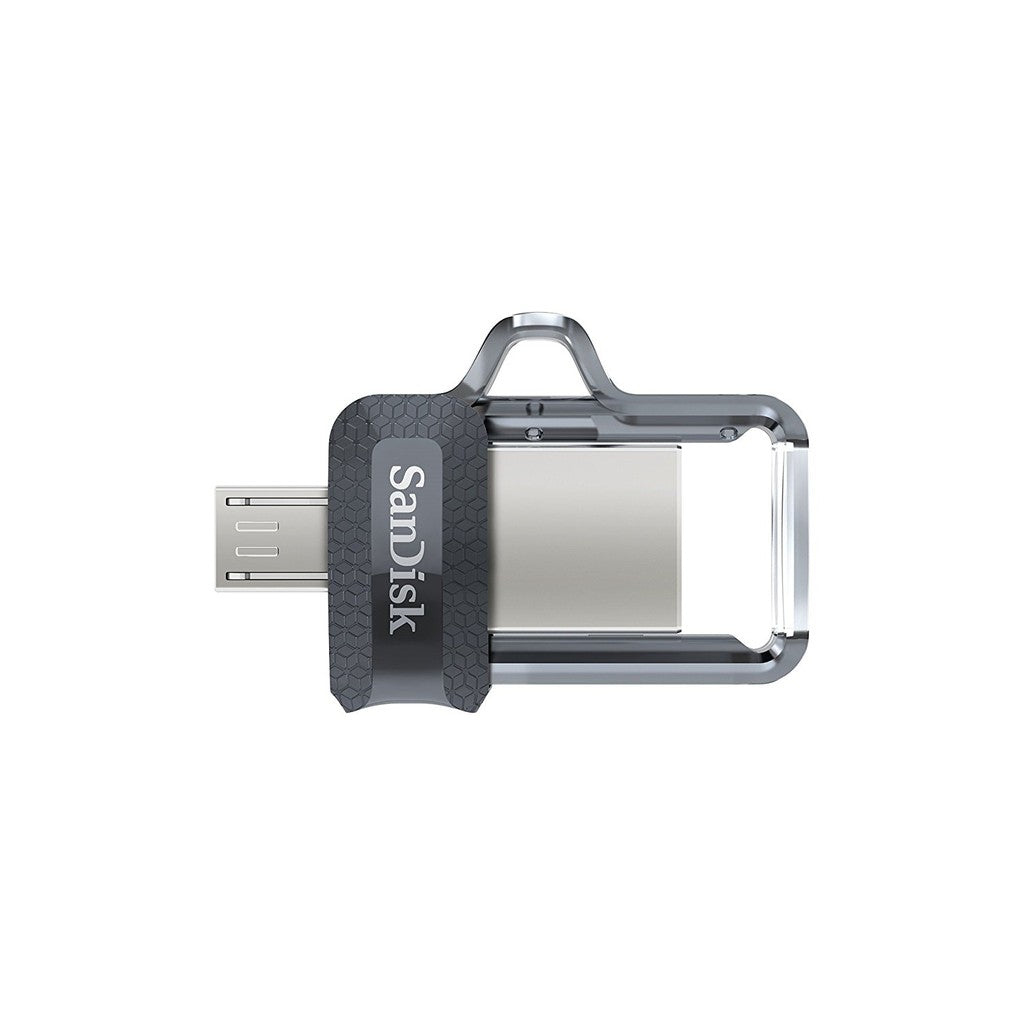 SanDisk Ultra 64GB / 128GB / 256GB Dual Drive m3.0 USB Flash Drive with Micro USB OTG compatibility (Black, Gold)