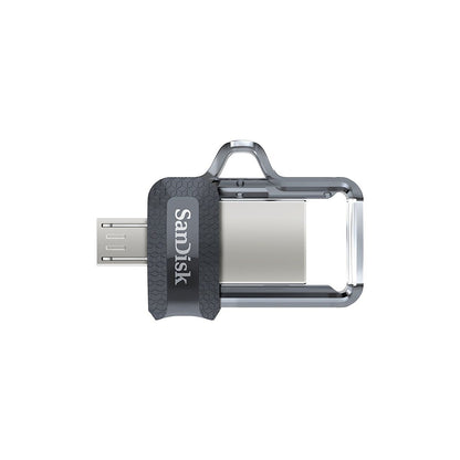 SanDisk Ultra 64GB / 128GB / 256GB Dual Drive m3.0 USB Flash Drive with Micro USB OTG compatibility (Black, Gold)