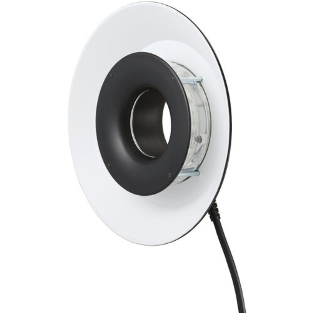 Godox RFT-21S RFT-21W Ring Flash Reflector for R1200 Ring Flash Head (Silver, White)