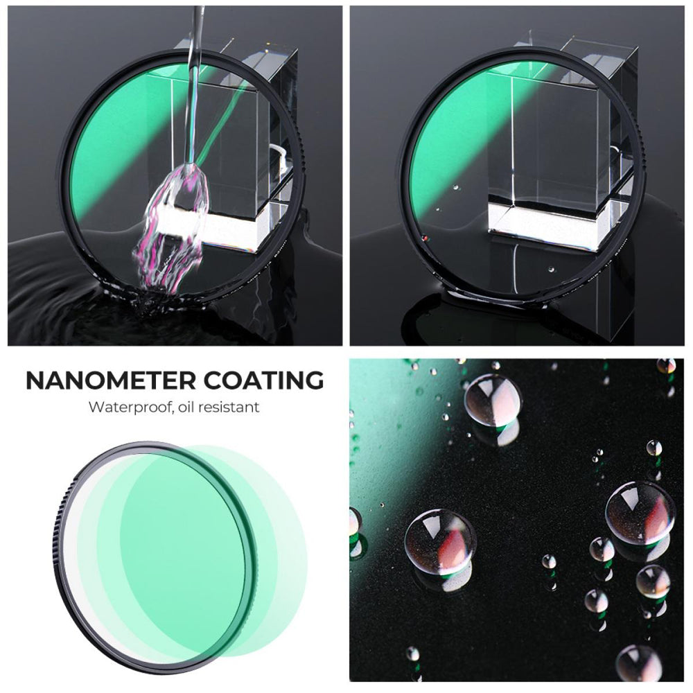 K&F Concept Black Mist 1/4 Density Nano-X Lens Filter w/ Cinebloom Black Diffusion Special Effects (37mm, 40.5mm, 43mm, 46mm, 49mm, 52mm, 55m, 58mm, 62mm, 67mm, 72mm, 77mm, 82mm, 86mm, and 95mm)