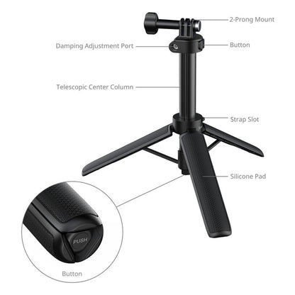 SmallRig 2 in 1 Grip Tripod and Selfie Stick for Action Cameras