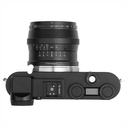 TTArtisan 50mm F/1.2 APS-C Format Leica L Mount Portrait Prime Lens Large Aperture Sonr Optical Design Full Metal Body, MF Manual Focus, 19.2" Focus Distance, Clicked Aperture Ring for Smooth Bokeh & Low Light Photography | Black, Silver