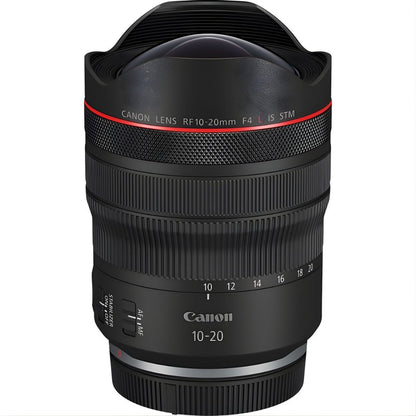 Canon RF 10-20mm f/4 L IS STM Autofocus Full Frame Format RF-Mount Ultrawide Zoom Lens