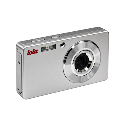 LOLA Retro Digital Compact Camera 8MP CMOS 4K 20X Zoom 2.8" IPS Display 20 Filters Built-In Flash