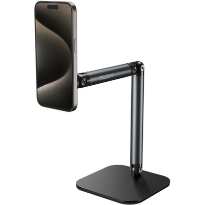 TELESIN Desktop MagSafe Smartphone Stand with Articulating Arm and Anti Slip Base