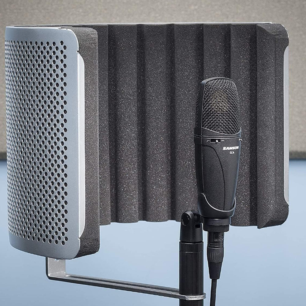 Samson CL8A CL7A Multi-Pattern Condenser Microphone with Swivel Mount for Home & Professional Studios, Live Vocals, Podcasts, Recordings, Acoustics w/ 20Hz to 20kHz Frequency Response, 48V Phantom Power & Gold-Plated 3-Pin XLR Connector