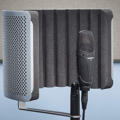 Samson CL8A CL7A Multi-Pattern Condenser Microphone with Swivel Mount for Home & Professiol Studios, Live Vocals, Podcasts, Recordings, Acoustics w/ 20Hz to 20kHz Frequency Response, 48V Phantom Power & Gold-Plated 3-Pin XLR Connector