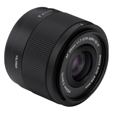 Viltrox Air Series 25mm F/1.7 Sony E Mount AF Autofocus Fast STM APS-C Format Wide-Angle Prime Lens with High Quality Optics, Smart Eye and Face Detection for Mirrorless Camera, Street and Still Life Photography Videography