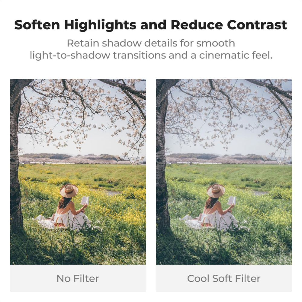 K&F Concept Nano-Xcel Series Cool Mist 1/4 Lens Filter | 49mm / 52mm / 55mm / 58mm / 62mm / 67mm / 72mm / 77mm / 82mm
