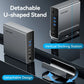 Vention 15-in-1 USB-C MST Multi-Interface Docking Station with 4K 60Hz DP HDMI Video Port, 10Gpbs 5Gbps USB Hub, SD TF Memory Card Reader, PD 100W Type C Charging Dock, and 3.5mm TRRS Microphone & Headphone Jack for Computers & Laptops