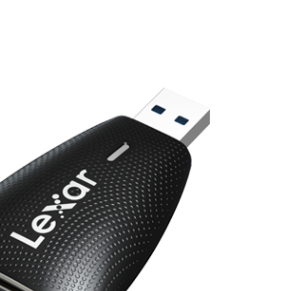 Lexar RW450 Multi-Card 2-in-1 USB Card Reader, USB 3.1 Gen 1, 312MB/s Transfer, SD & microSD Slot