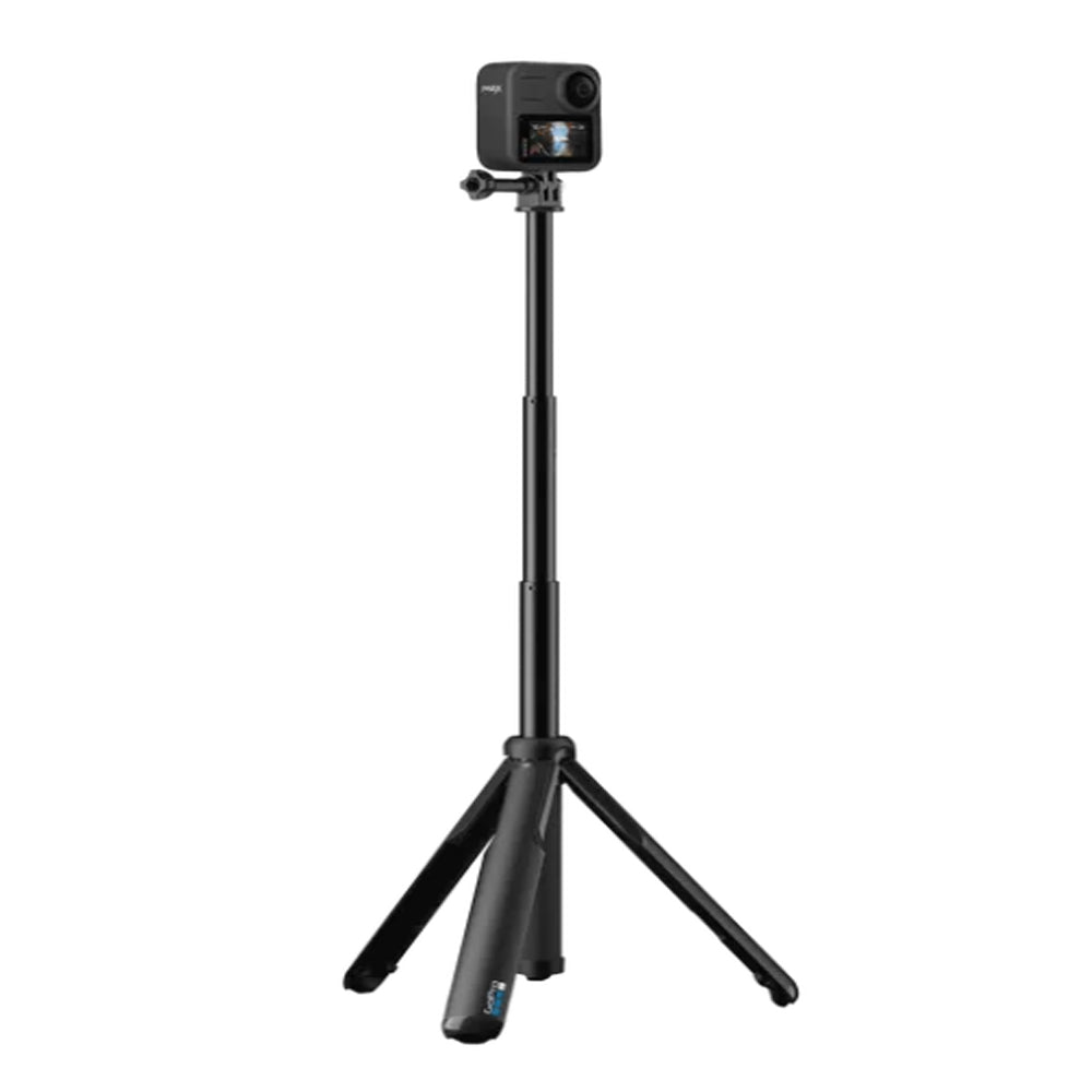 GoPro Max Grip 360 Camera Pole + 3-Section Extended Tripod with Extendable from 9" to 22" with Twist Lock Design for HERO 12 / 11 / 11 BLACK Mini / MAX Action Camera | ASBHM-002