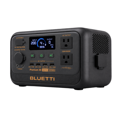 BLUETTI Premium 30 V2 600W Portable Power Station