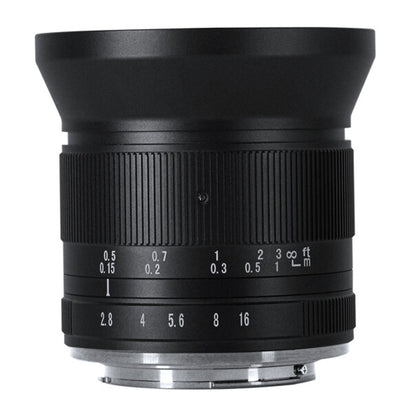 7Artisans 12mm F/2.8 Mark II APS-C Format Fujifilm X Mount Wide Angle Prime Lens MF Manual Focus Large Aperture for Mirrorless Cameras