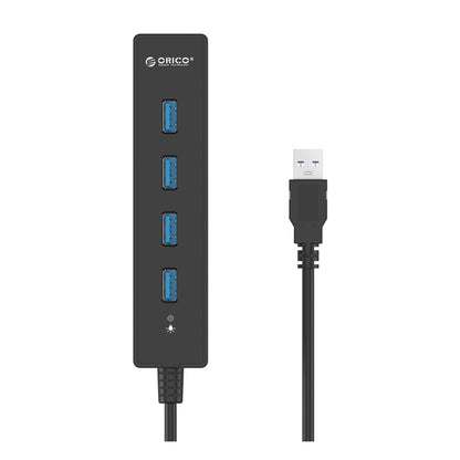 ORICO 4-Port USB 3.0 Hub with 5Gbps Transmission Rate and Windows, MacOS, and Linux Support for Computers and Laptops