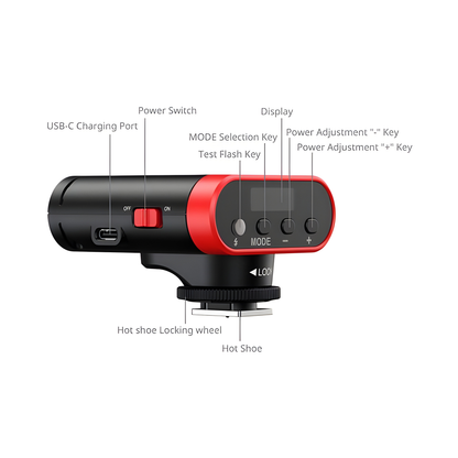 SmallRig RS20 Mini Speedlite On Camera Flash