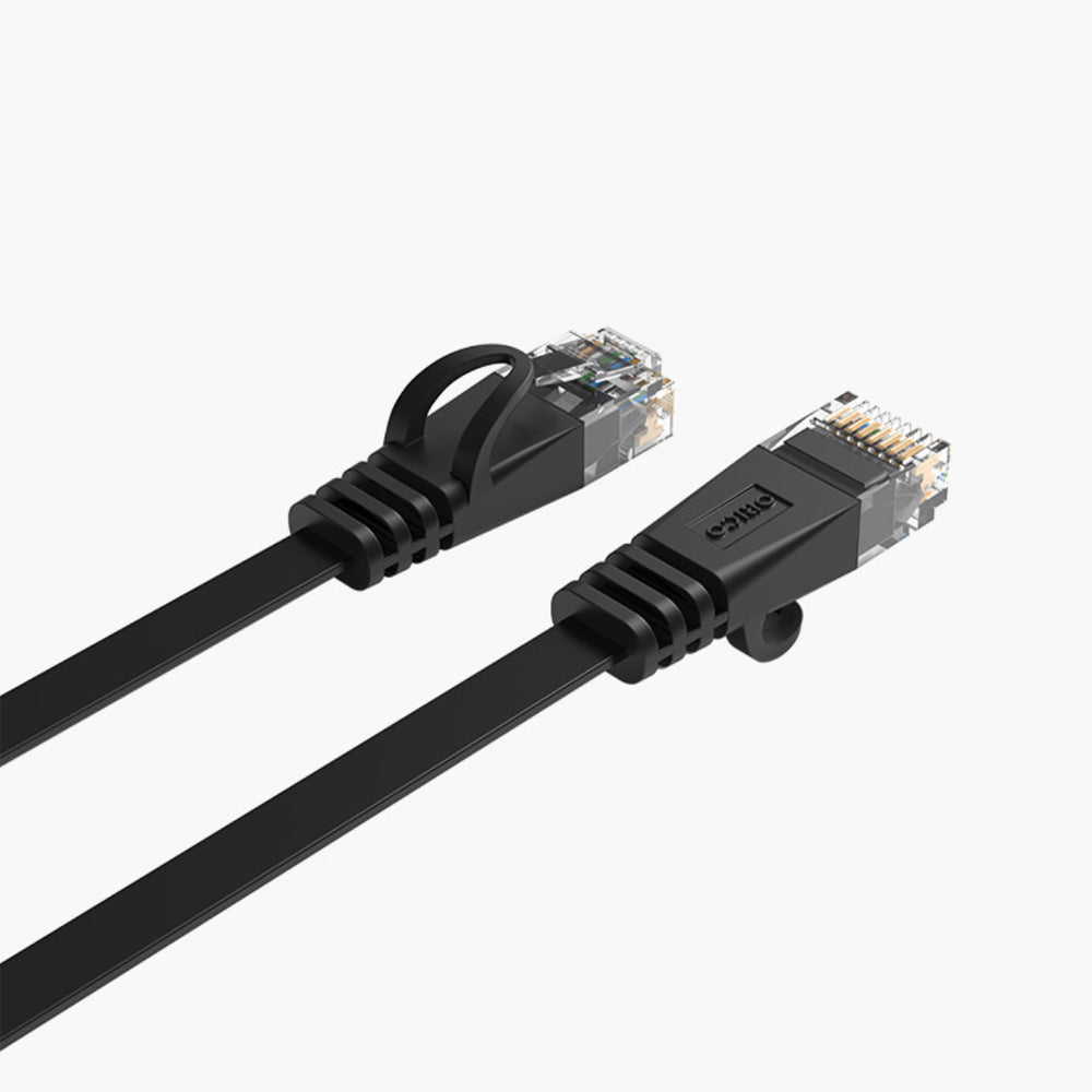 [CLEARANCE] ORICO 3 Meters Cat6 RJ45 Ethernet LAN Male to Male Flat Cable with 1000Mbps Gigabit Bandwidth for PC Desktop Computer Laptop Router | PUG-C6B
