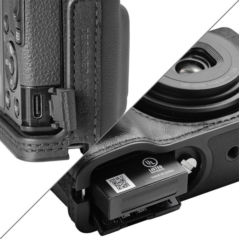 SmallRig Leather Half-Case with Wrist Strap for Ricoh GR IV | 5676 / 5677
