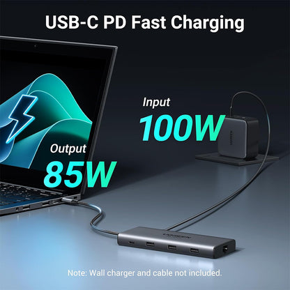 UGREEN Revodok 308 8-in-1 USB-C Hub Triple Display Docking Station