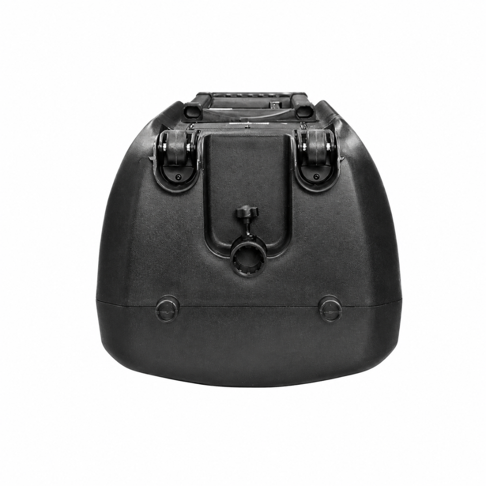 KONZERT PANALO 12 Portable Trolley Speaker 350W 12" Active Speaker and 2 Wireless Microphone Kit