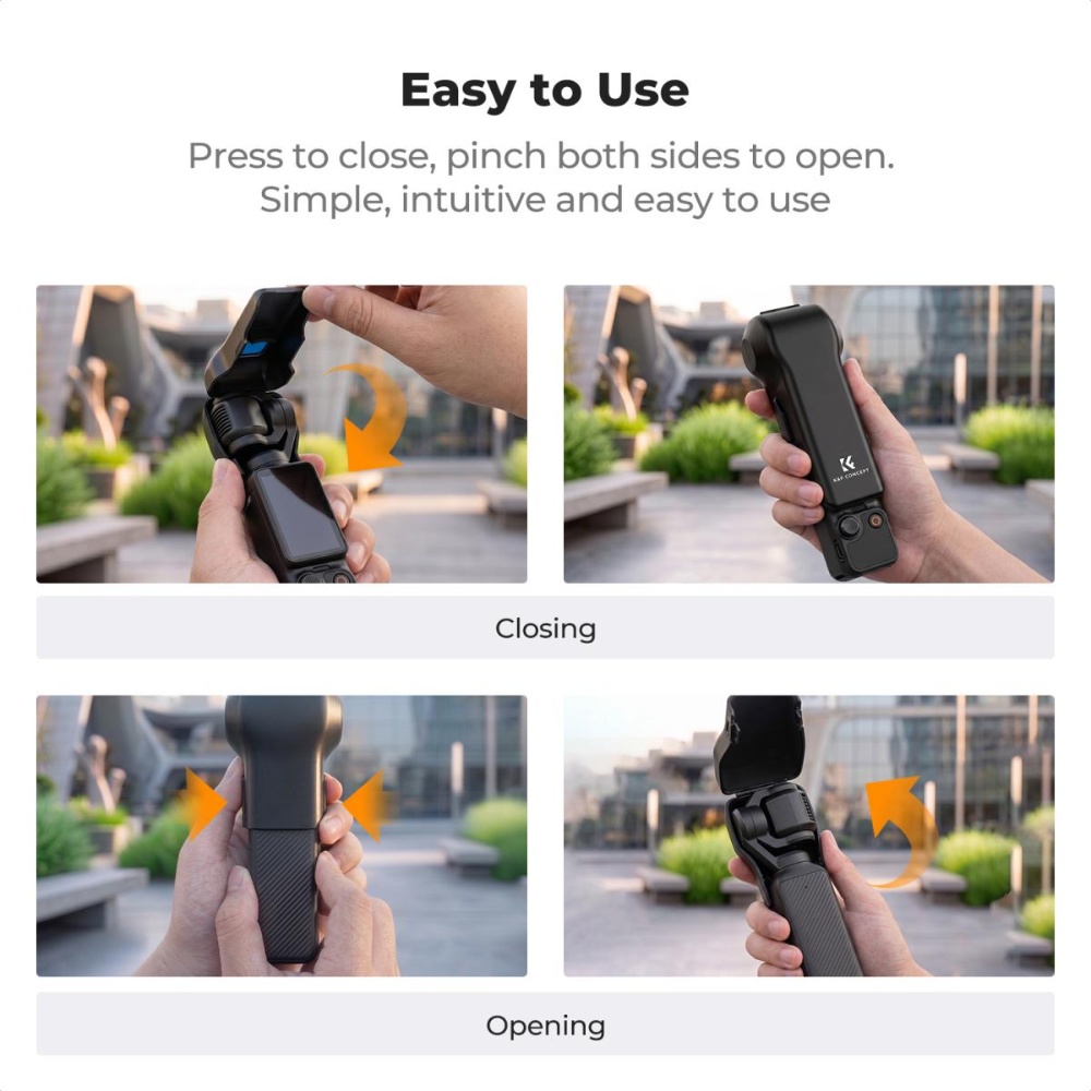 K&F Concept Screen Lens Protector for DJI Osmo Pocket 4/3 w/ Gimbal Cover