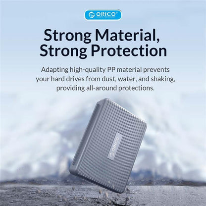 [CLEARANCE] ORICO 3.5" SATA HDD/SSD Hard Disk Drive Protective Storage Carrying Case for Electronic Accessories Organization | PHA35-GY