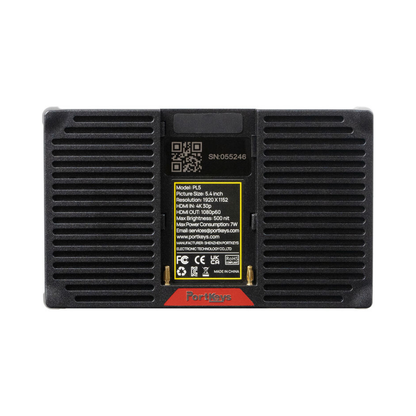 PORTKEYS PL5 5.4" 4K HDMI Touchscreen Monitor