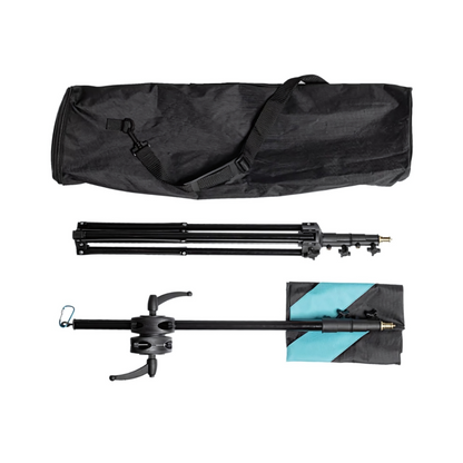 Godox LB03 Portable Aluminum Light Stand Boom Arm with Counterweight Sandbag, 3-Section Adjustable 200cm Max Height and 180° Rotating Tilt for Professional Photography, Lighting & Studio Equipment