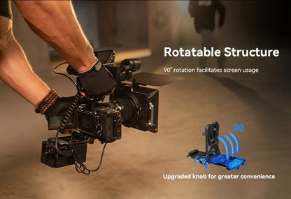 SmallRig Compact V-Mount Battery Mounting Plate System with Arca-Swiss QR Quick Release Plate, 90 Degree Rotating Plate and 15mm Rods with Chest Support for SmallRig VB50 / VB99, Sony Alpha, Canon EOS and Panasonic Lumix Series DSLR / Mirrorless Camera