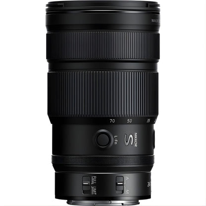 Nikon NIKKOR Z Series 24-70mm f/2.8 S II Full Frame Standard Zoom Lens for Z-Mount Mirrorless Camera
