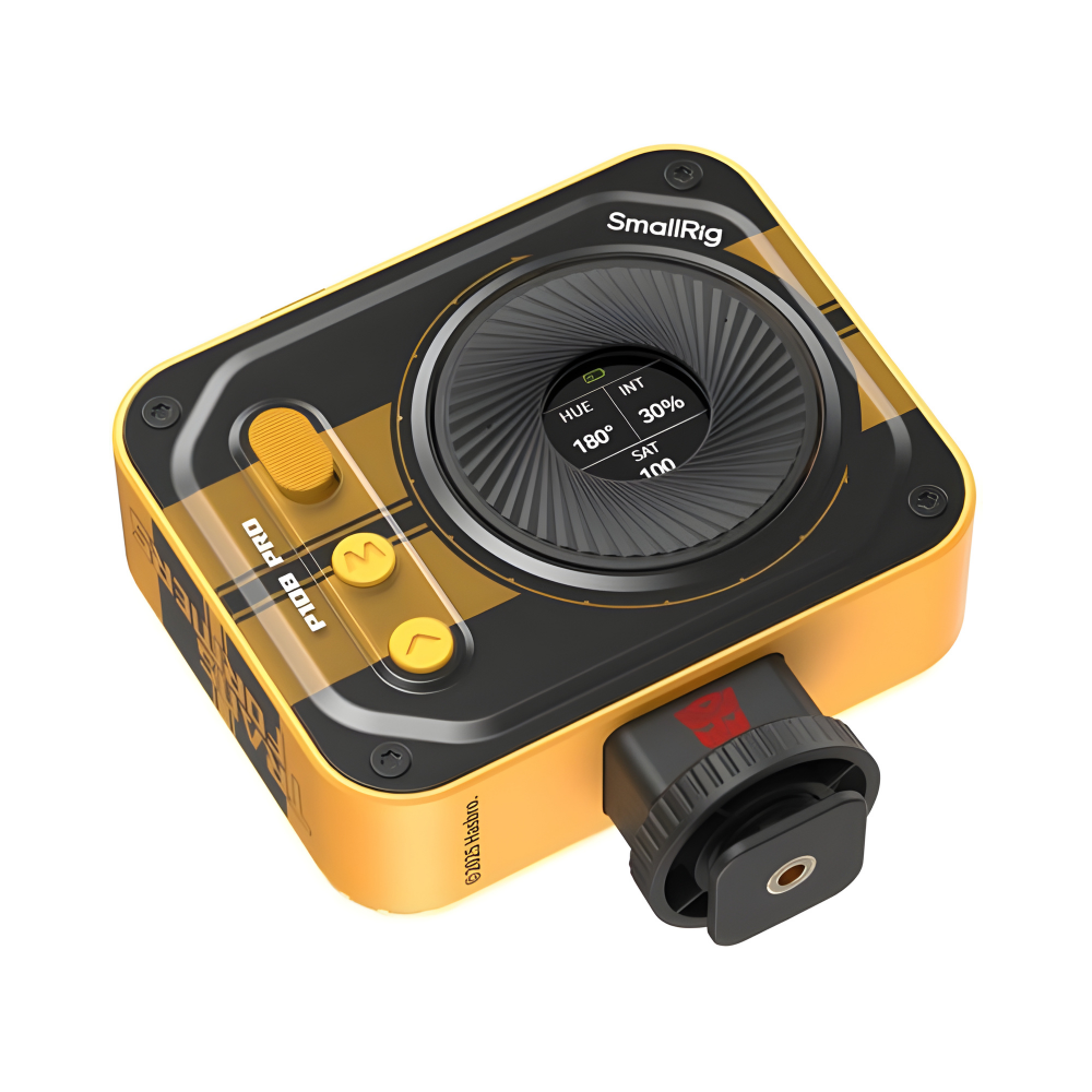 SmallRig x Transformers Vibe P108 Pro Mini LED Video Light (BumbleBee Edition)